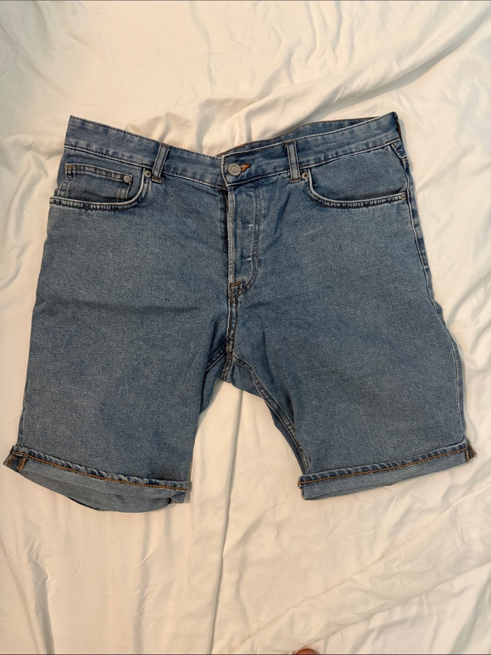 H&M Men's Medium Blue Denim Shorts